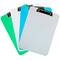 JAM Paper Assorted Letter Size Industrial Color Plastic Clipboards with Metal Clip, 4ct.